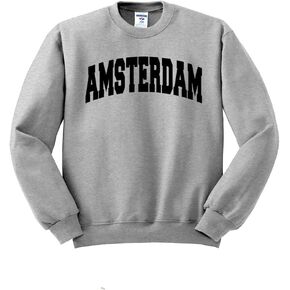 Teesandtankyou Amsterdam College Style Sweatshirt sweatex in Kuwait