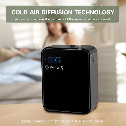 Corded Waterless Essential Oil Diffuser for Home, Hotel Collection Diffuser, 2500 Sq.Ft of Coverage, 250ml Capacity, Aromatherapy Scent Diffuser for Home, Smart Scent Air Machine in Saudi Arabia