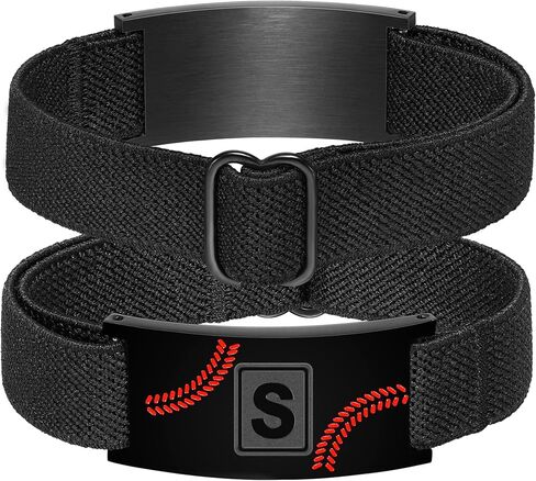 هدايا البيسبول للبنين رجال مدرب فريق لاعب الأطفال الأولي مع A-Z Letter Baseball Bracelets Party Favors Excesssories Higdable Homptors in Kuwait