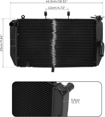 بديل محرك مشعات ، Slmoto الرادياتير تبريد التبريد لاتفاق لهوندا CBR 600 RR CBR600RR 2003-2006 2004 2005 in Kuwait