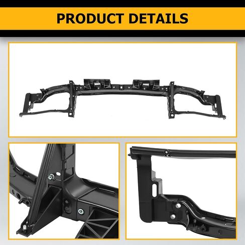 دعم الرادياتير Kuafu متوافق مع استبدال شاحن Dodge 2011-2014 لـ 68142202AA CH1225235 تجميع شريط التعادل العلوي الكهربائي البلاستيك الصلب in Saudi Arabia