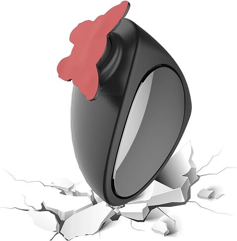 مرآة المرآة الخلفية المرآة الإضافية للعجلة الأمامية/الخلفية ، مرآة البقعة العمياء للسيارة 360 تدوير 2 في 1 محدب قابل للتعديل HD زاوية واسعة الزاوية السائق ، ملاءمة عالمية لاصقة - اليسار in Saudi Arabia