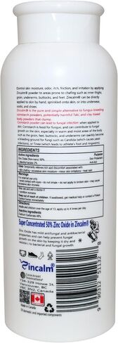 الزنكال كلها طبيعية ومسحوق القدم ، مركّز 50 ٪ من الزنك ، رطوبة خالية من الذرة/رطوبة امتصاص الرائحة/الاحتكاك ، صيغة إغاثة الحكة للجلد الجاف/البارد مع الكالسيوم فائقة النخاع والمنثول in Kuwait