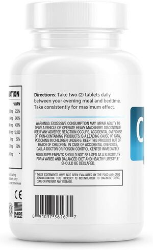 Natural for Natural Itching, Crawling, Tingling and Agitated Leg with Iron, Magnesium, and Valerian Root (60 Tablets)… in Saudi Arabia