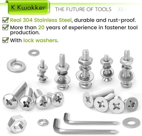 900PCS M4 Nuts and Bolts Assortment Kit 4mm-45mm, Upgraded Zinc Plated 12.9 Alloy Steel M4 Screw Assortment, Hex Socket Head Cap Machine Screws Bolts and Nuts Kit 4/6/8/10/12/14/16/20/25/30/35/40/45MM in Kuwait