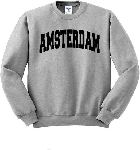 Teesandtankyou Amsterdam College Style Sweatshirt sweatex in Kuwait