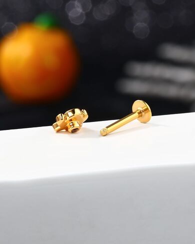 Jewseen 16g ، أقراط ، غضروف ، غضروف ، غضروف ، بالقرع ، Mummy Mummy Tragus Helix Conch ، Halloween Percing Jewelry for Women Men in Saudi Arabia