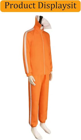 Men's Sportswear, including Black Square Eyeglass Frames and Wigs, Suitable For Sports, Role-Playing Parties, and Daily wear in Saudi Arabia