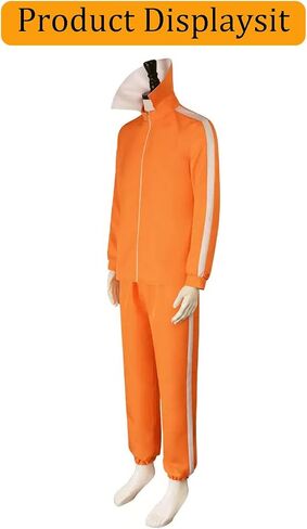 Men's Sportswear, including Black Square Eyeglass Frames and Wigs, Suitable For Sports, Role-Playing Parties, and Daily wear in Saudi Arabia