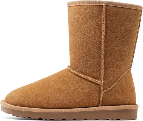 Bruno Marc Men's Winter Boots Cold Weather Outdoor Casual Warm Suede Faux Fur Lining FuzzyClassic Short Boots in Saudi Arabia