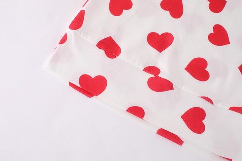 Ivay Womens Heart Printed Long Sleeve Tops Tee Shirts in Kuwait