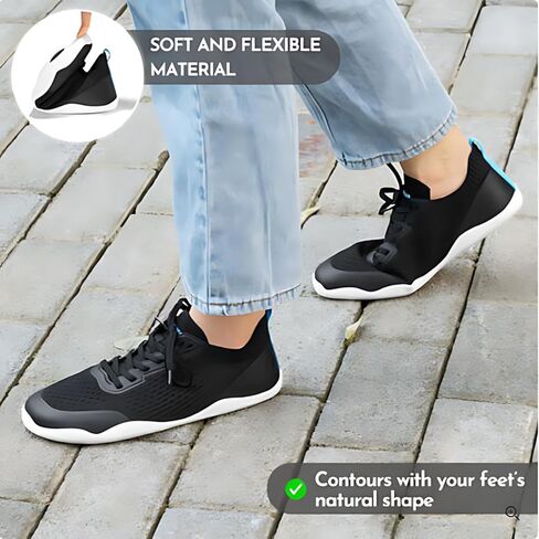 أحذية Lumen Barefoot للنساء والرجال - أحذية رياضية للقطر الصفراء مع صندوق إصبع قدم عريض للمشي والموقف الطبيعي in Kuwait