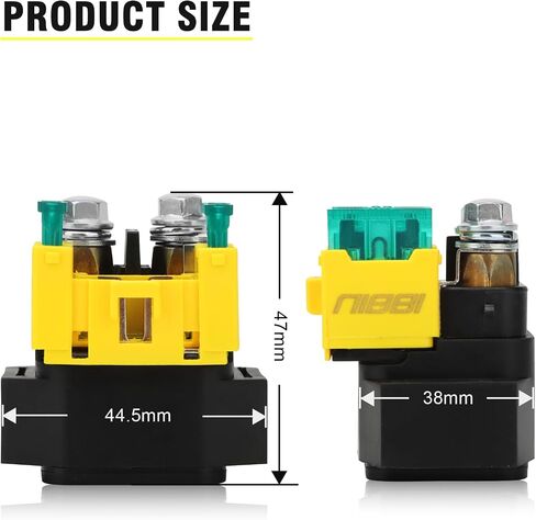 NIBBI Starter Solenoid Relay for GY6 Engine 50cc 70cc 90cc 110cc 125cc 150cc 200cc 250cc Scooter ATV Dirt Bike Pit Bike Go Kart SSR Taotao in Kuwait