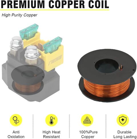 NIBBI Starter Solenoid Relay for GY6 Engine 50cc 70cc 90cc 110cc 125cc 150cc 200cc 250cc Scooter ATV Dirt Bike Pit Bike Go Kart SSR Taotao in Kuwait