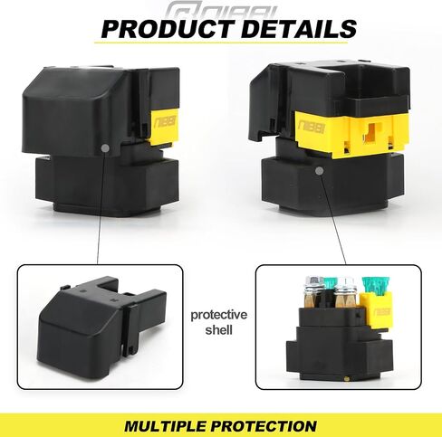 NIBBI Starter Solenoid Relay for GY6 Engine 50cc 70cc 90cc 110cc 125cc 150cc 200cc 250cc Scooter ATV Dirt Bike Pit Bike Go Kart SSR Taotao in Kuwait