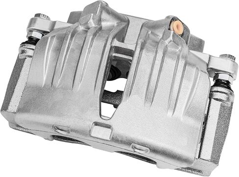 Detroit Axle - Front Disc Calipers + Brake Pads Replacement for Chevrolet Trailblazer GMC Envoy Buick Rainier Isuzu Ascender - 6pc Set in Saudi Arabia