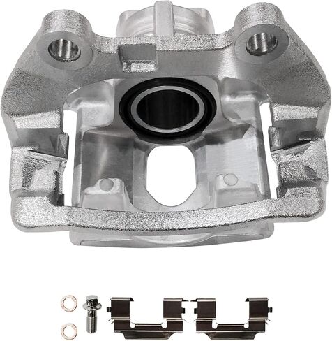 Detroit Axle - Rear Brake Kit for Chevrolet Trailblazer EXT SSR GMC Envoy XL XUV Buick Rainier Isuzu Ascender Olds Bravada Saab 9-7X, Disc Brake Caliper Ceramic Brake Pads Replacement in Saudi Arabia