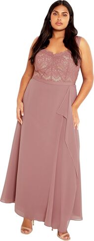 City Chic Women's Maxi Dress-Sweet Evie in Saudi Arabia