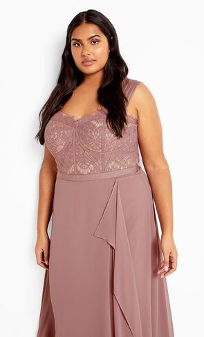 City Chic Women's Maxi Dress-Sweet Evie in Saudi Arabia