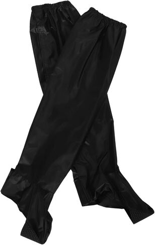 Yardwe Motorcycle Rain Gear Men Women Riding Pants Skid-Resistant Design Hiking Rain Suit Black in Saudi Arabia