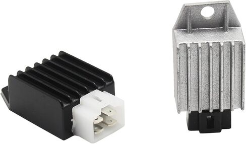 12v 4 Pin Voltage Regulator Rectifier GY6 139QMB 157QMJ 50cc 150cc Scooter Moped ATV (Black) in Saudi Arabia