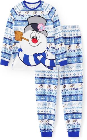 WARNER BROS Frosty the Snowman Christmas Family Matching Pajamas Snowflake Mommy and Me Xmas Pjs in Saudi Arabia