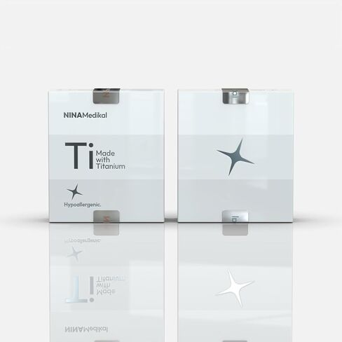 Titanium Stud Earrings Hypoallergenic Crystal Ear Piercing Jewelry for Men or Women in Saudi Arabia