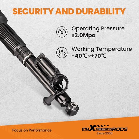 MaxPeedingrods زوج صدمة الهواء الخلفي للزوج من Mercedes-Benz S-Class S500 S500 S600 2000-2006 (بدون ABC/4MATIC/AWD) 2203205013 220320501360 2203202338888888 in Kuwait