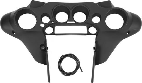 HECASA Batwing Inner Outer Fairing Compatible with 1996-2013 Harley Davidson Touring Electra Glide Street Glide Black ABS Front in Saudi Arabia