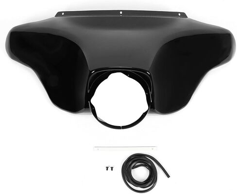HECASA Batwing Inner Outer Fairing Compatible with 1996-2013 Harley Davidson Touring Electra Glide Street Glide Black ABS Front in Saudi Arabia