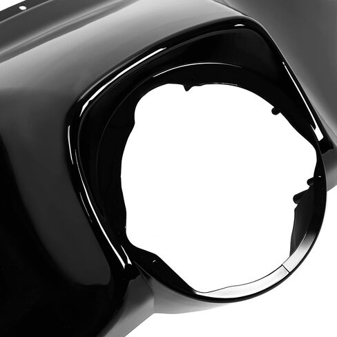 HECASA Batwing Inner Outer Fairing Compatible with 1996-2013 Harley Davidson Touring Electra Glide Street Glide Black ABS Front in Saudi Arabia