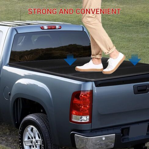 تغطية Truck Bed Tonneau لفورد مافريك 4.6 قدم ، غطاء Tri-Fold Hard Truck Bed Tonneau For Ford Maverick 4.6ft 2022-2025 in Kuwait