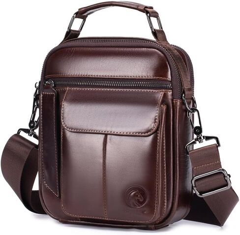 RAINBOW HORSE Men's Vintage Genuine Leather -Durable,Stylish & Practical Crossbody Bag for Daily Essentials in Saudi Arabia