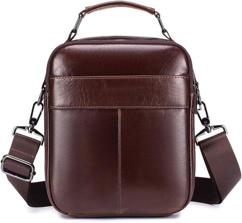 RAINBOW HORSE Men's Vintage Genuine Leather -Durable,Stylish & Practical Crossbody Bag for Daily Essentials in Saudi Arabia