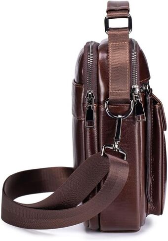 RAINBOW HORSE Men's Vintage Genuine Leather -Durable,Stylish & Practical Crossbody Bag for Daily Essentials in Saudi Arabia