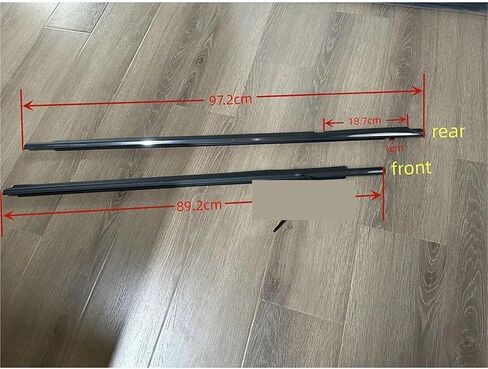 4 قطع كروم أو أسود خارج المطاط For2003-2008 واقي الحامي للصفائح الزجاجية 75720-02120 (4 PCS chrome) in Kuwait