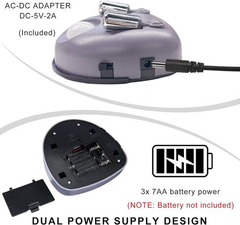 Dual Laser Garage Parking Assist Guide, 360-Degree Adjustable Wider Angles Garage Parking Sensor with AC Adapter, Park Assistant Guide System Car Stop Indicator for Automotive in Saudi Arabia
