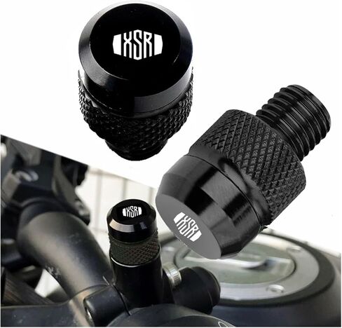 Compatible With XSR700 XSR 700 XSR900 XSR 900 With Logo "XSR" Motorcycle M10*1.25 Aluminum Screws Bolts Mirror Hole Plugs Cap in Saudi Arabia