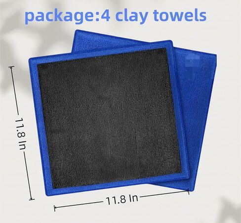 4 أجهزة كمبيوتر طينية منشفة طين قوة امتصاص قوية وحجم كبير لمناشف الألياف الدقيقة للسيارات التي تفصل التفاصيل DIY قضبان الطين تلقائي in Kuwait