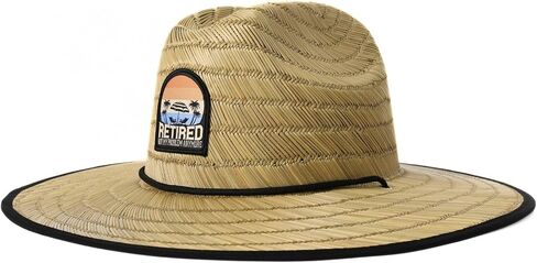 Retirement Gifts for Men, Men's Tides Pierside Lifeguard Beach Sun Straw Hat in Saudi Arabia