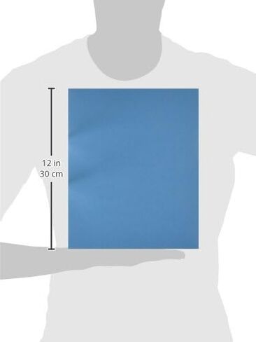 School Smart 2-Pocket Folders, Dark Blue, Pack of 25 in Saudi Arabia