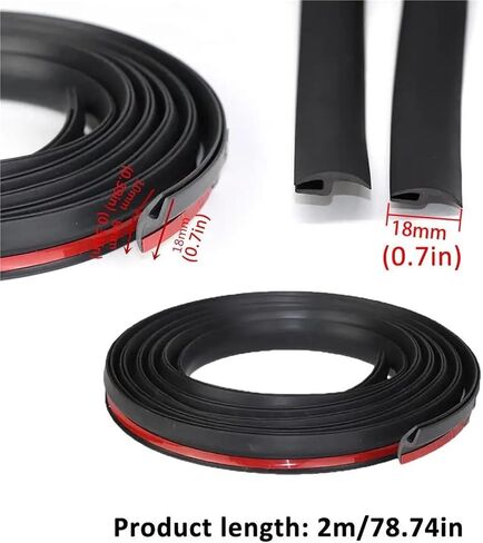 Car Seal Strip for Windshield Reduce Noise Front Windshield Weather Stripping Rubber Flexible H Type Smooth Surfaces Car(1.7M) in Saudi Arabia
