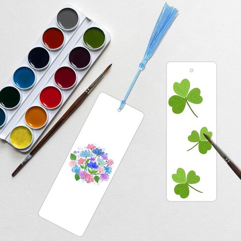 144 قطعة من ورق الإشارات المرجعية الفارغ مع 144 قطعة من الشريط الملون، إشارات مرجعية للبطاقات DIY للتزيين، مجموعة إشارات مرجعية لعلامات الهدايا واللوازم المدرسية، 5.5 × 2 بوصة in Kuwait