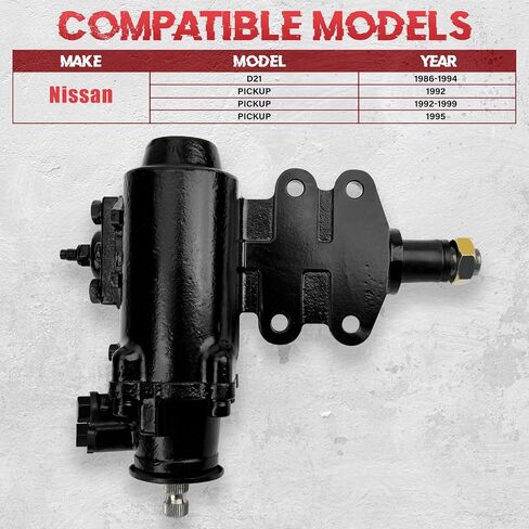 4920011G00 Power Bower Box Box Gear Box متوافق مع Nissan D21 1986-1994 ، Pickup 1992-1999 ، 1.8L 2.4L 3.0L ، RWD فقط ، استبدل OE 27-8405 ، 278405 ، 4920011G00 S-10300048 in Saudi Arabia