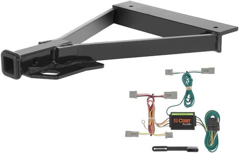 CURT Class 1 Trailer Hitch Bundle with Wiring for 2007 Honda Fit - 11058 & 56011 in Saudi Arabia