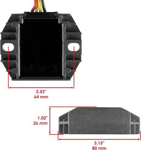 Caltric Stator and Regulator Rectifier Compatible With Yamaha Yfz450 Yfz-450 Yfz 450 2004-2013 in Saudi Arabia