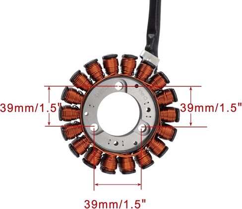 Woostar 18 Coil 5 Wire Magneto Stator بديل لعام 2001-2006 TRX350FE RANCHER 4X4 ES ATV OEM 31120-HN5-M01 in Saudi Arabia
