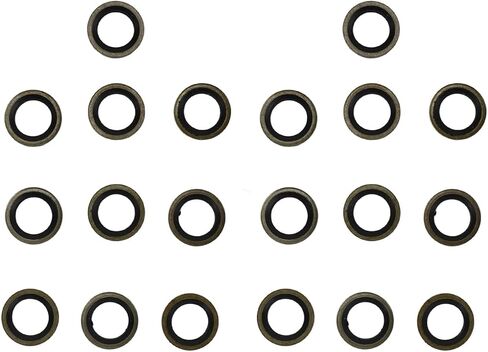 20 PCS 10 مم البانجو مسمار غسالات الوقود غسالات 4934278 نظام الوقود المطاط in Kuwait