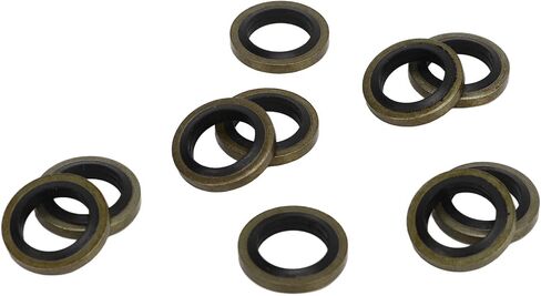 20 PCS 10 مم البانجو مسمار غسالات الوقود غسالات 4934278 نظام الوقود المطاط in Kuwait