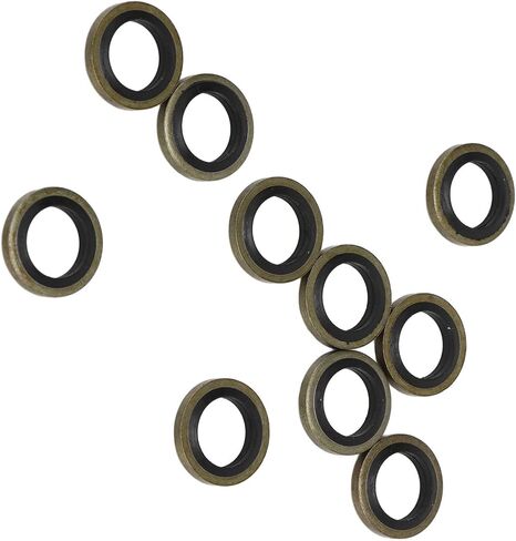 20 PCS 10 مم البانجو مسمار غسالات الوقود غسالات 4934278 نظام الوقود المطاط in Kuwait